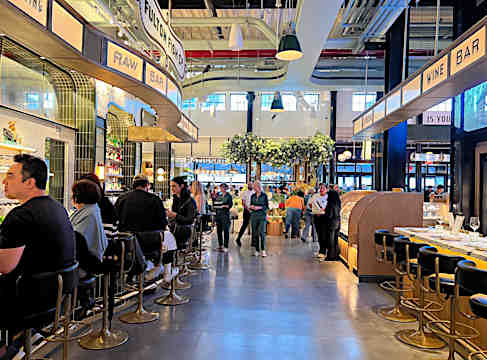 Seafood Bar in The Tin Building