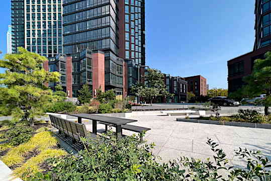 グリーンポイント北部の新興住宅