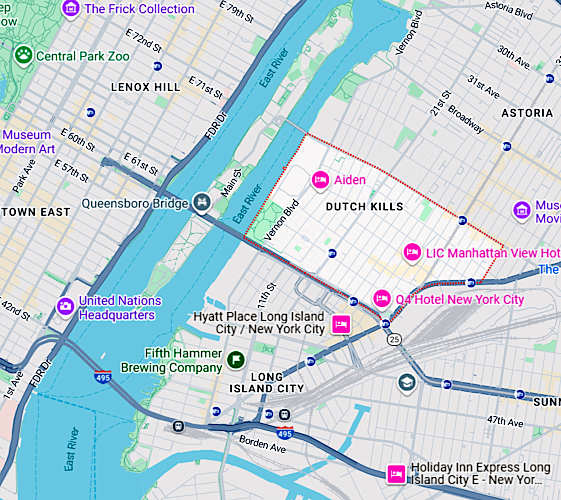 ダッチキルズの地図