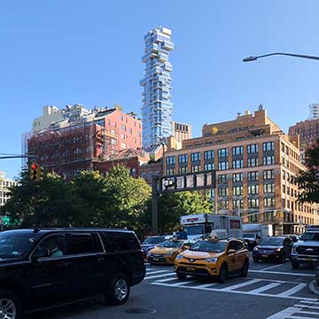 「ジェンガ」という愛称で知られる高級コンドミニアム 56 Leonard