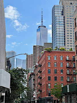 住宅とOne World Trade Center